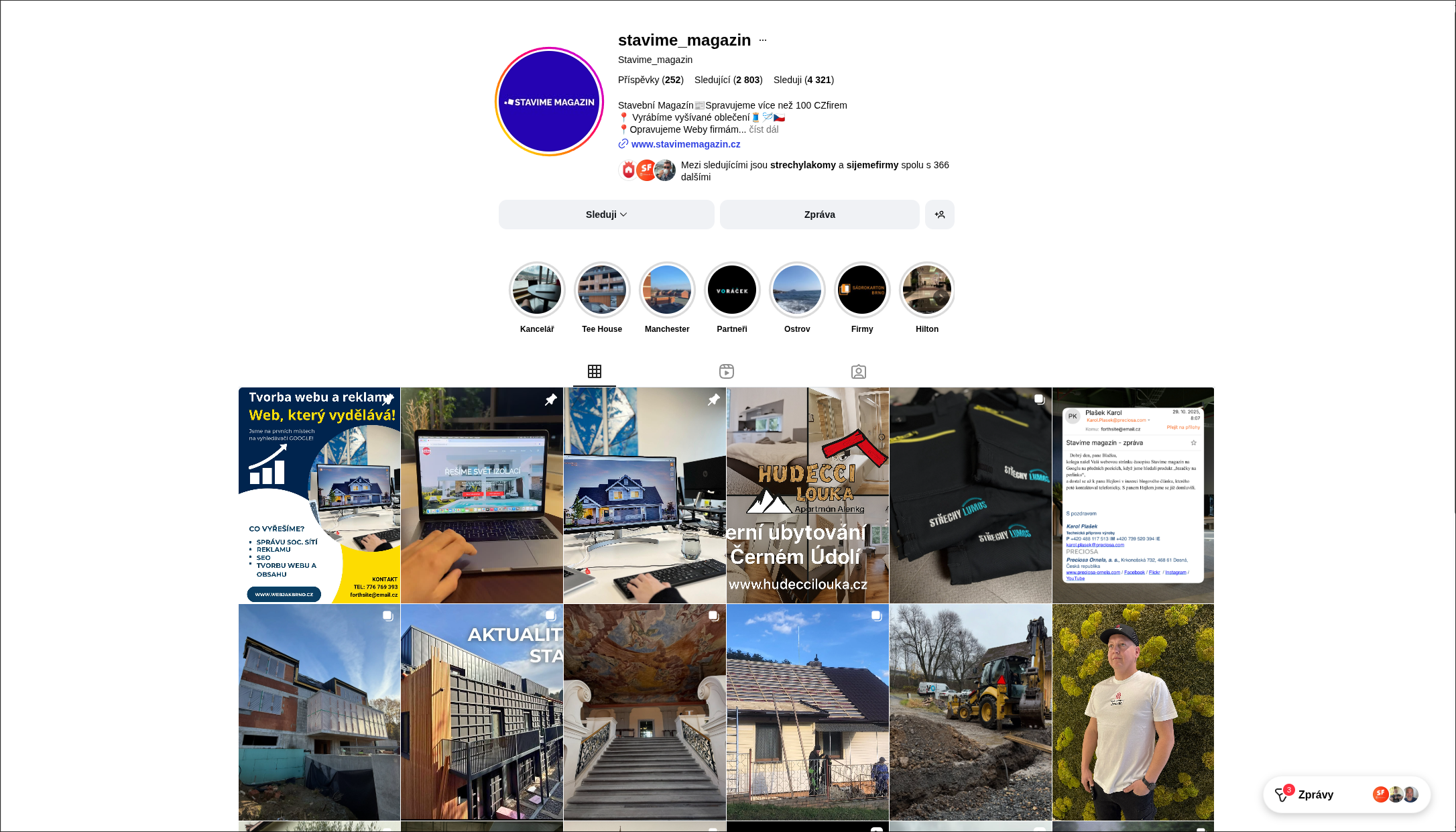 Instagram StavimeMagazin